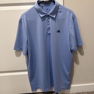 Adidas Men's Light Blue Polo Shirt